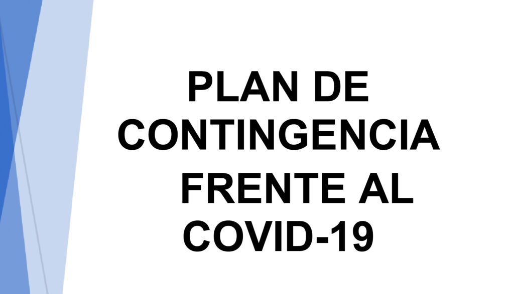 PLAN DE  CONTINGENCIA FRENTE AL COVID-19